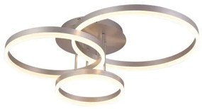 Φωτιστικό Οροφής C88059/3 Ακρυλικό LED 3000K-6000K Sunlight-C88059/3-SVL-Ασημί C88059/3-SVL