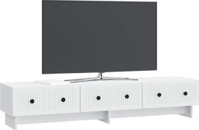vidaXL Ντουλάπι TV Λευκό 147 x 34,5 x 30 εκ Επεξεργασμένο Ξύλο