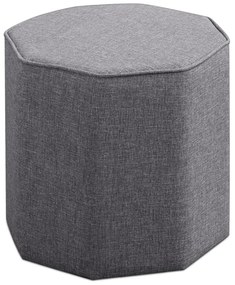 Σκαμπώ Hexa Megapap υφασμάτινο χρώμα γκρι 40x40x42εκ.-GP043-0093,1
