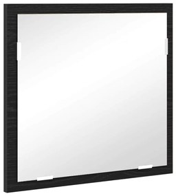 vidaXL Ντουλάπι Μπάνιου με συρτάρι Μαύρη Οξυά 41 x 38.5 x 45 cm