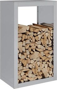 vidaXL Ράφι Καυσόξυλων 60x40x100 εκ. Γαλβανιζέ Ατσάλι