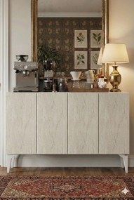 Console Lipa 120 - White, Travertine White
Travertine