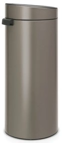 Κάδος Brabantia Touch Bin New 650007, 30 L, αθόρυβο και ομαλό κλείσιμο, γκρι
