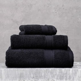 Πετσέτα Illusion Σετ 5τμχ Black Ρυθμός Towels Set 70x140cm 100% Βαμβάκι