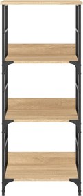 vidaXL Βιβλιοθήκη Sonoma Δρυς 50x33x117,5 εκ. Επεξεργασμένο Ξύλο