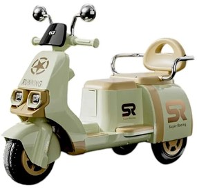 Παιδικό ηλεκτροκίνητο τρίκυκλο scooter - BJQ-SR - 731115 - Green