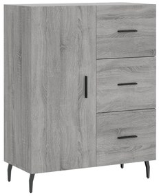 vidaXL Ντουλάπι Γκρι Sonoma 69,5 x 34 x 90 εκ. από Επεξεργασμένο Ξύλο