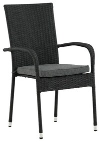 Σετ Τραπέζι και καρέκλες Dallas 3586, Μέταλλο, Πλαστικό ψάθινο, Μέταλλο, Μαξιλάρι καθίσματος: Ναι | Epipla1.gr