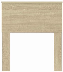 vidaXL Κεφαλάρι με κεφαλάρι Δρύς Sonoma 75 cm Επεξεργασμένο ξύλο