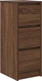 vidaXL Ντουλάπι Καφέ Δρυς 29,5x34x76 εκ. Επεξεργασμένο Ξύλο