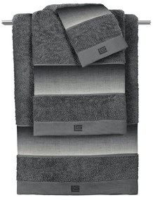 Πετσέτες Μπάνιου (Σετ 3τμχ) Guy Laroche Mykonos Anthracite 500gsm