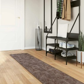 vidaXL Χαλί Runner MARSA Γκρι 250 x 50 εκ. Πολυέστερ και PVC