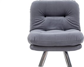 1-Seat Sofa-Bed Misa Small Solo - Grey Grey