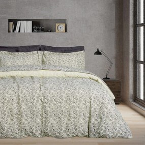 Σεντόνια Daily 3004 (Σετ 4τμχ) White-Black Das Home Υπέρδιπλo 240x260cm 100% Βαμβάκι
