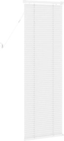 vidaXL Βενετσιάνικη Σκίαση Λευκός 150 x 40 εκ PVC