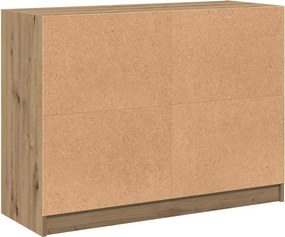 vidaXL Ντουλάπι Artisian Δρυς 102x37x75,5 εκ. από Επεξεργασμένο Ξύλο