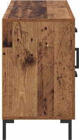 vidaXL Πλαϊνό γραφείο Παλιό Ξύλο 100 x 36 x 60 εκ. Επεξεργασμένο ξύλο