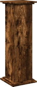 vidaXL Βάση Οθόνης με Αποθ. Καπνιστή Δρυς 31x30x90 εκ. Επεξ. Ξύλο