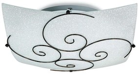 Φωτιστικό Τοίχου I-070207-5 White-Rust Fan Europe Metal, Glass