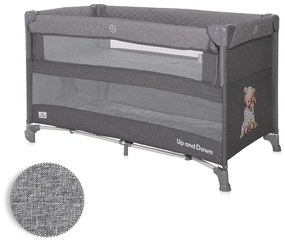 LORELLI ΠΑΡΚΟΚΡΕΒΑΤΟ 2 ΕΠΙΠΕΔΩΝ LORELLI UP AND DOWN COOL GREY BEAR 10080062370