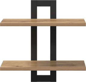 vidaXL Κρεμαστά ράφια Artisan Δρυς 40 x 15 x 40 εκ Επεξεργασμένο Ξύλο