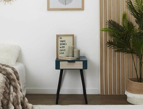 Κομοδίνο Home Deco Factory - 35x40x48cm - Μπλε