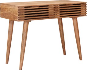vidaXL Χειροποίητο Γραφείο Καφέ Τίκ 100 x 48 x 76 εκ.
