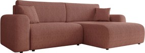 Γωνιακός καναπές Floryn-Σάπιο μήλο