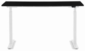 Γραφείο Ηλεκτρικά Ρυθμιζόμενου Υψους Μαύρο-Λευκό 120x70 εκ. 120x70x76εκ - Μαύρο
