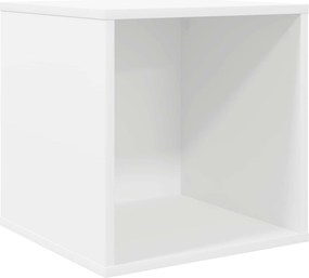 vidaXL Κουτί Άλμπουμ Βινυλίου Λευκό 37 x 36,5 x 38 εκ.