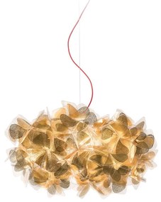 Φωτιστικό Οροφής Clizia Mama Non Mama 53cm E27 2x12W Gold - Red Wire Slamp Cristalflex