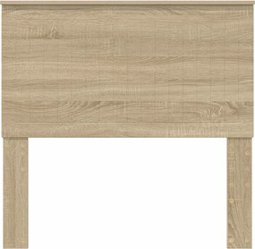 vidaXL Κεφαλάρι με κεφαλάρι Δρύς Sonoma 100 cm Επεξεργασμένο ξύλο