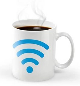 Κούπα από πορσελάνη  Wi fi hot spot OEM