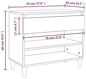 ΠΑΠΟΥΤΣΟΘΗΚΗ ΓΥΑΛΙΣΤΕΡΗ ΛΕΥΚΗ 70X36X60 ΕΚ. ΕΠΕΞΕΡΓΑΣΜΕΝΟ ΞΥΛΟ 819758