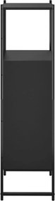 vidaXL Ντουλάπι Μπάνιου Μαύρο 33 x 33 x 120,5 εκ. Επεξεργασμένο Ξύλο