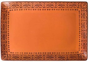 Πιατέλα Ορθογώνια Vintage PR222681010 27x16cm Terracotta Oriana Ferelli® Πορσελάνη