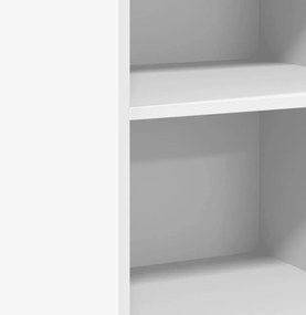 vidaXL Συρταριέρα Λευκή 50x41x93 εκ. από Επεξεργασμένο Ξύλο