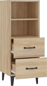 vidaXL Ντουλάπι Sonoma Δρυς 34,5x34x90 εκ. από Επεξεργασμένο Ξύλο