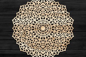 Intra απο ξύλο plywood 3mm-4mm πάχος Τρισδιάστατη Mandala Δίασταση 30x30 cm INTRAFABR-74276879