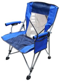 Πτυσσόμενη καρέκλα camping - 1337 - 100021 - Blue-100021_bl