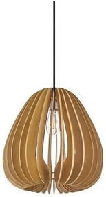 Κρεμαστό Φωτιστικό Οροφής ARTE ILLUMINA E27 Φ30 Ξύλο 144-30011 Eurolamp-144-30011-Καφέ 144-30011
