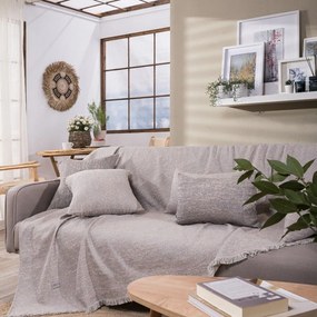 Ριχτάρι Tivoli 04 Grey Teoran Πολυθρόνα 180x150cm Βαμβάκι-Πολυέστερ