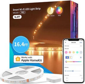 Smart Wi-FI LED Strip with RGBWW Meross MSL320 (5 meter) HomeKit