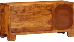 vidaXL Ντουλάπι τηλεόρασης πολύχρωμο 90x30x45 μασίφ ξύλο ακακίας