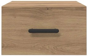 vidaXL Κομοδίνο 2 pcs artisan δρυς 35 x 35 x 20 εκ Επεξεργασμένο ξύλο