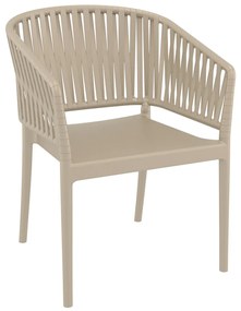 Siesta Portofino/P* Armchair Taupe metax-01-00-2923 διάστ.58.0000 x 58.0000 x 80.0000