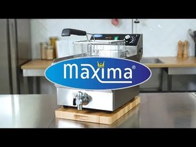 Deep Fryer - 16L - 1 Basket - with Drain Tap