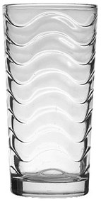 Ποτήρι Νερού Κυκνος-Water Σχέδιο Κύμα Σετ 6Τμχ 260ml 66x130mm