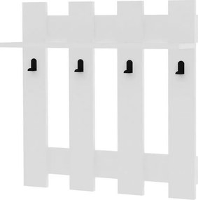 Κρεμάστρα Τοίχου Λευκό CARINA 70x18x70