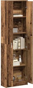 vidaXL Ντουλάπι Παλιό Ξύλο 55 x 25 x 189 εκ. Επεξεργασμένο ξύλο